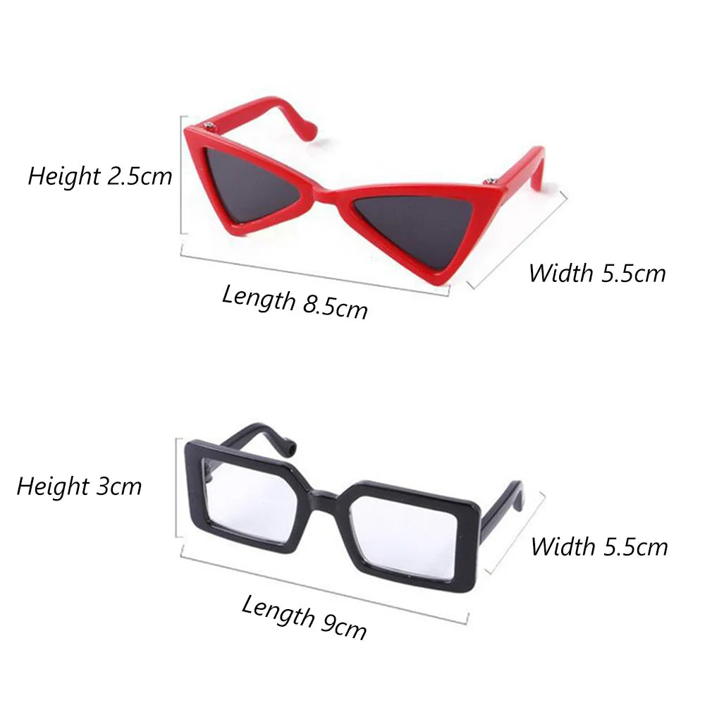 Personalise Sphynx Sunglasses Pet Accessories for Cats Puppy Kitten Goggles Windproof Glasses Pet Outdoor Traveling Supplies