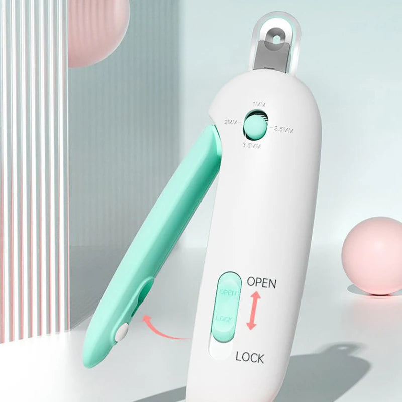 Professional Pet Nail Clipper Scissors With LED Light Cat Dog Nail Clippers Tool Scissors Nail Toeclaw Cutter Scissor Pet Supply