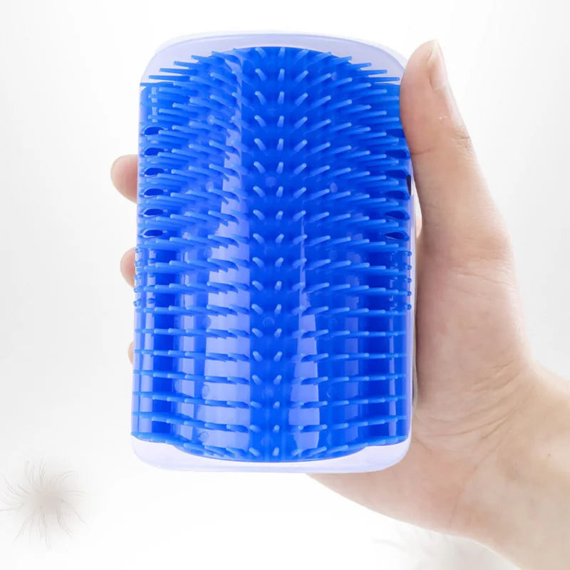 New cats Wall Corner Scratcher Brush Pet Comb Cratch Bristles Arch Massager Self Grooming Accessories