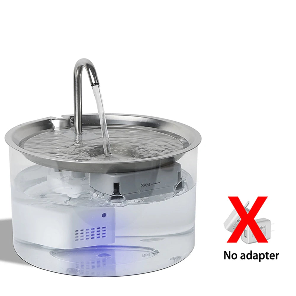 3L Cat Water Fountain,Pet Water Dispenser With Filter,Dog Drinking Fountain For Cats,Ultra Quiet Water Pump