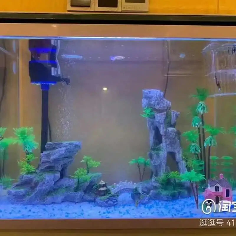 Large fish tank decoration resin aquarium decoration rockery landscape accessories fish tank aquarium decoration background