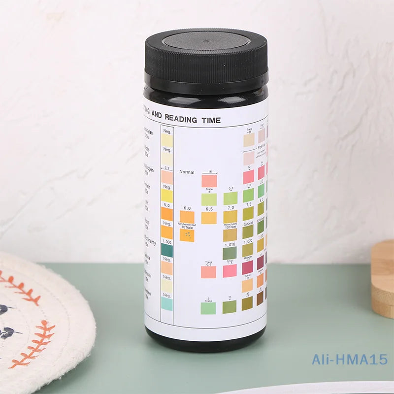 100PCS 10-Parameter Cat & Dog Urine Test Strips Cat & Dog UTI Test Kit, Urinalysis Reagent Strips: Glucose, Specific Gravity