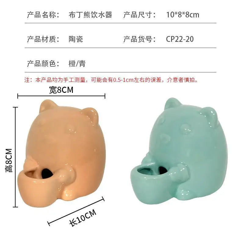 New 1PC Summer Cooling Hamster Ceramic House Sleeping Bag Small Animal Nest Guinea Pig Breathable Rooms Hamster Accessories