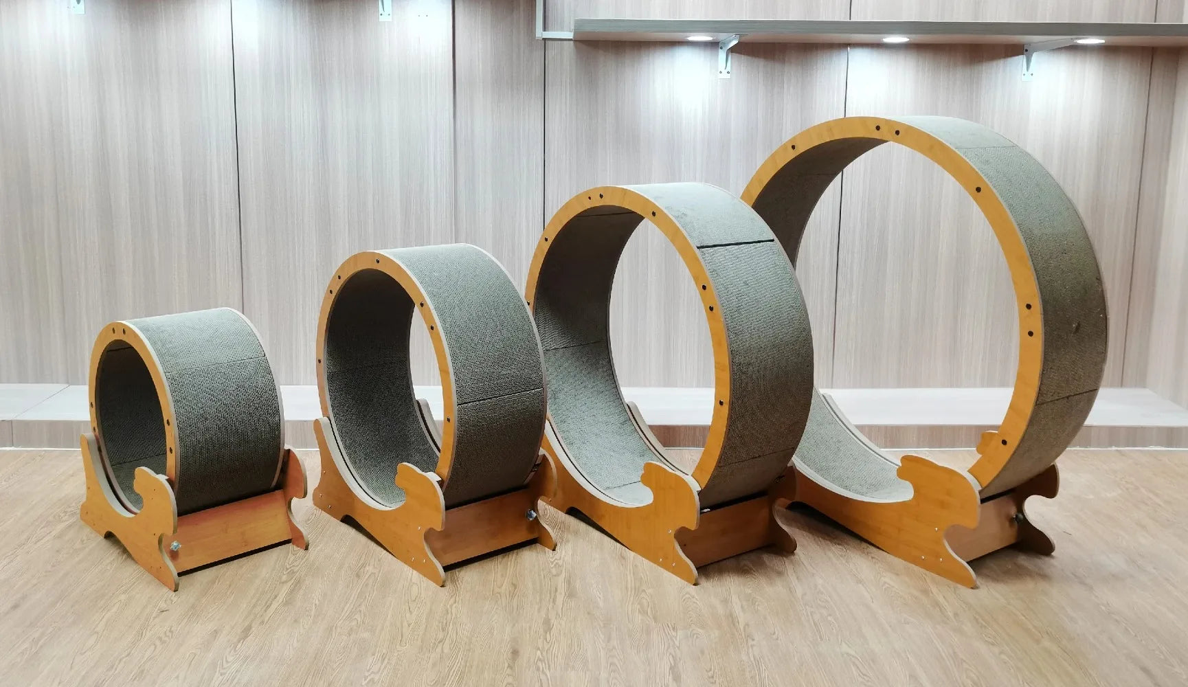 Cat Running Wheel Cat Training Supplies Silent Cat Fitness Roller Corrugated Cat Scratcher Cat Scratching Board Replaceable