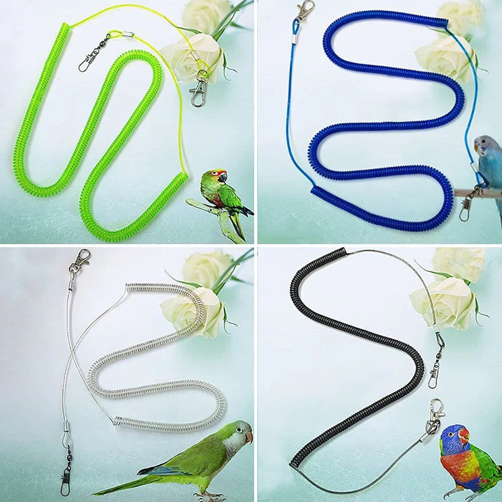 High Elastic Retractable Bird Leash  360° Flight Training Walking Tool for Small Birds Bird Release Rope 2/3/4/5/6/7/8/10M