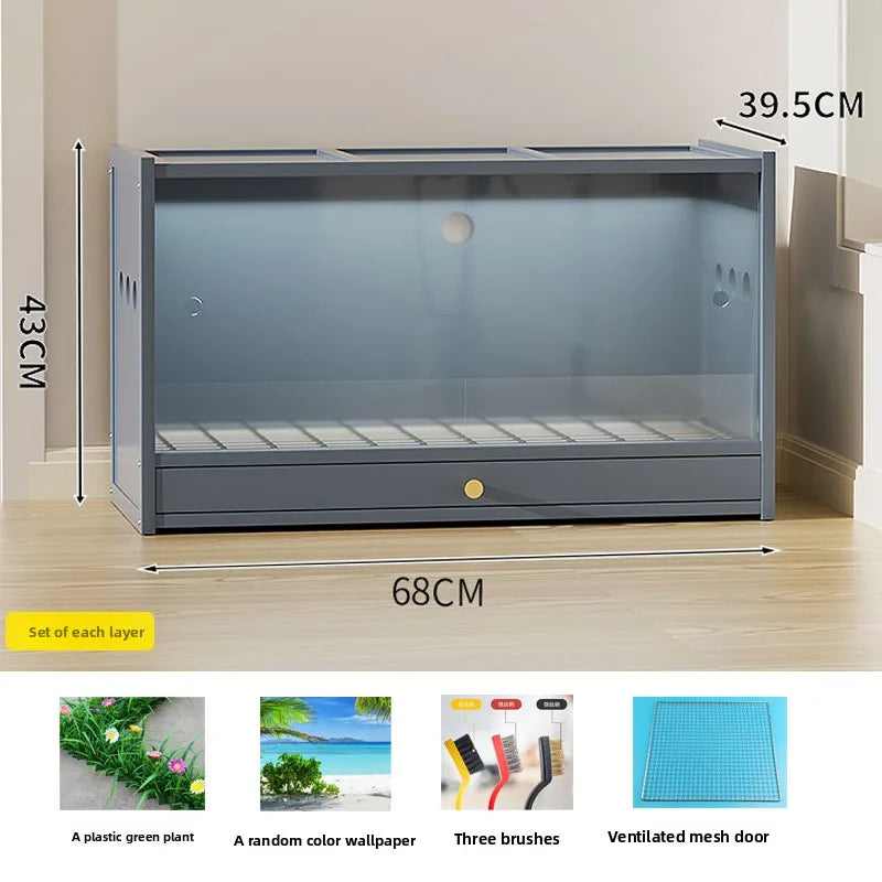 Drawer Type Quail Cage Full Set Pet House with Constant Temperature for Button Quail