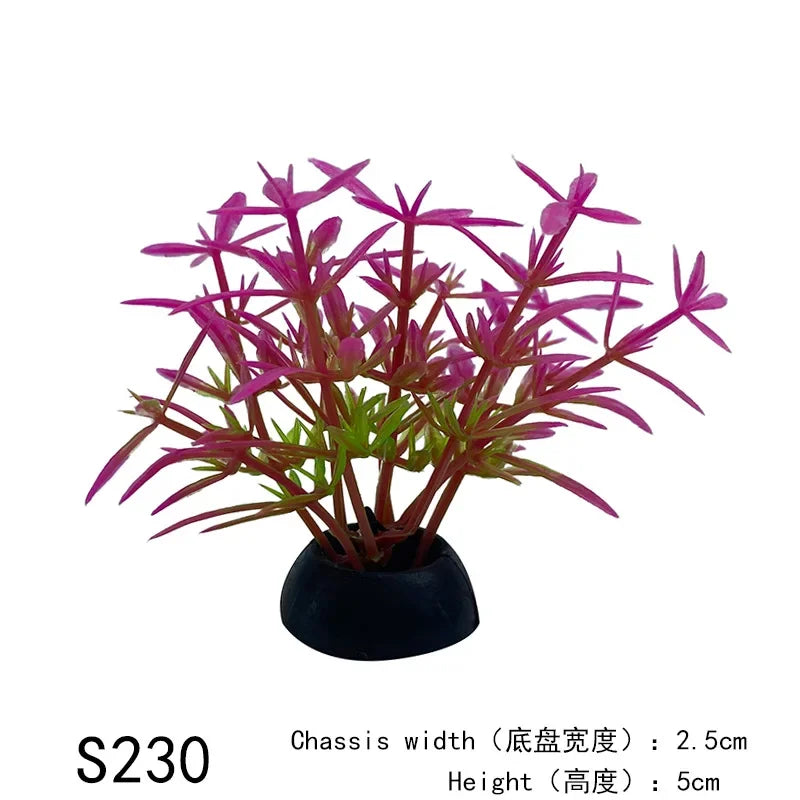Artificial Plants Aquarium Decor Simulation Water Weeds Ornament Plant Fish Tank Landscaping Aquarium Grass Fish Tank Decoration