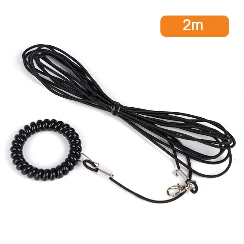 Pet Bird Outdoor Training Harness Rope Bird foot Chain Parrot Anti-flying Traction Straps Bird Feet Bracelet Alloy Foot Ring