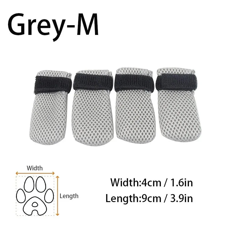 4 Pcs Cat Socks Anti-Scratch Anti Skid Protective Cats Shoes Elastic Soft Fabric Non-Slip Kitten Foot Cover Pet Supplies