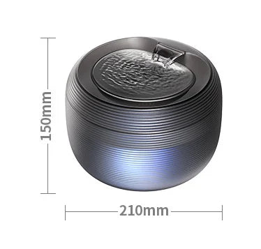 Ultra Quiet Cat Water Fountain Automatic cyclic filtering Pet Drinking Water Cat and dog Constant Temperature WaterBowl with LED