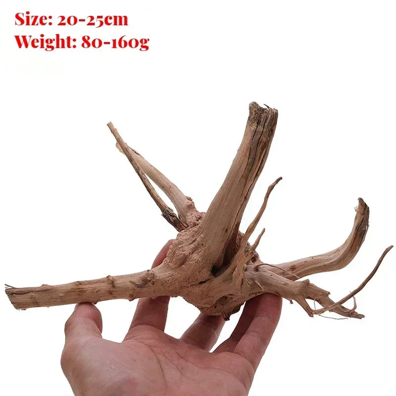 Natural Wooden Fish Tank Decorations Plant Stem Tree Trunk Driftwood Tree Aquarium Fish Landscaping Tree Roots Ornaments