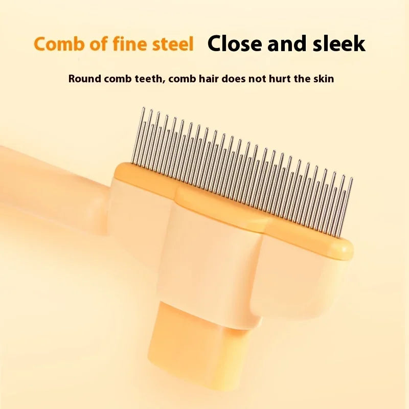 Dogs & Cats Hair Knot Comb To Remove Floating Hair Brush Cat Grooming Pet Self-cleaning Comb, Dog Grooming Comb
