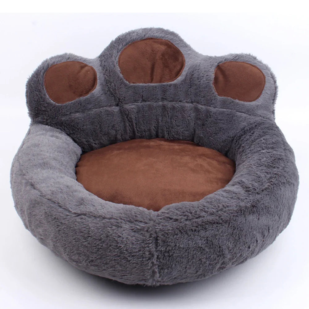 Super Soft Pet Nest for Large Medium Small Dogs Cats in All Seasons Removable Water Washing Dog Kennel Bear Paw Safety Pets Pad