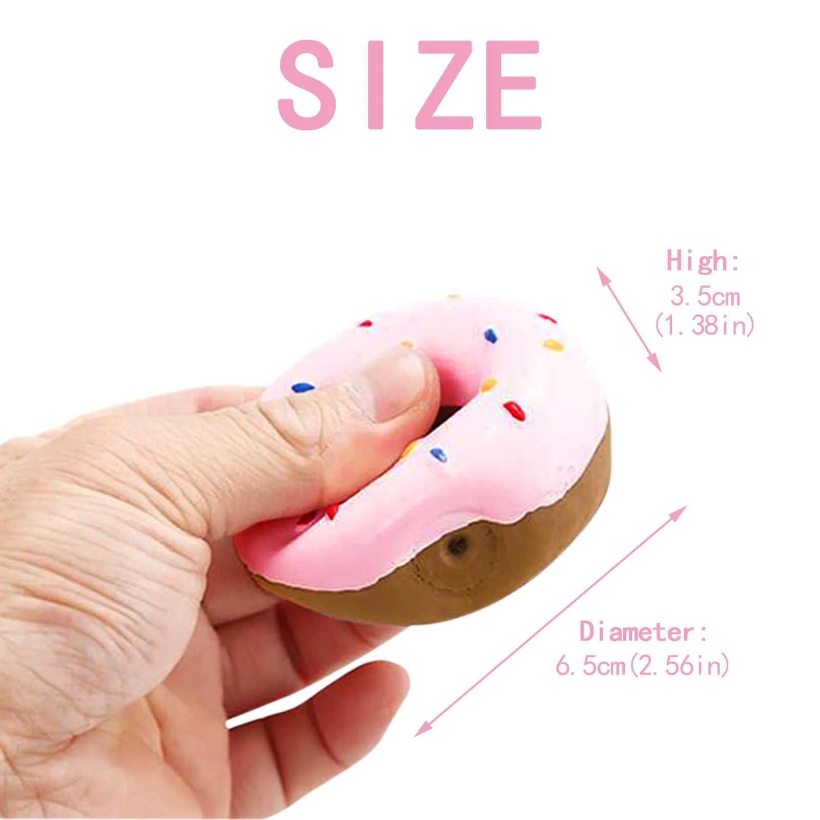 1PC Donut Dog Chew Toy Sound Toys Simulation Donuts Grinding Cleaning Tooth Relief Dog Toys Игрушки Для Собак Mascotas Perro