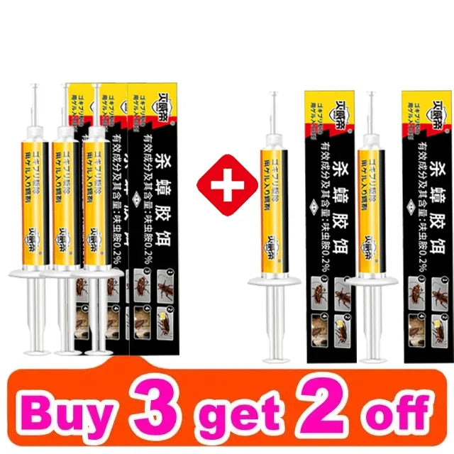 Cockroach Killer Gel Bait effective against cockroaches Control  Powerful Trap Eliminate Roach Bait Kitchen indoor