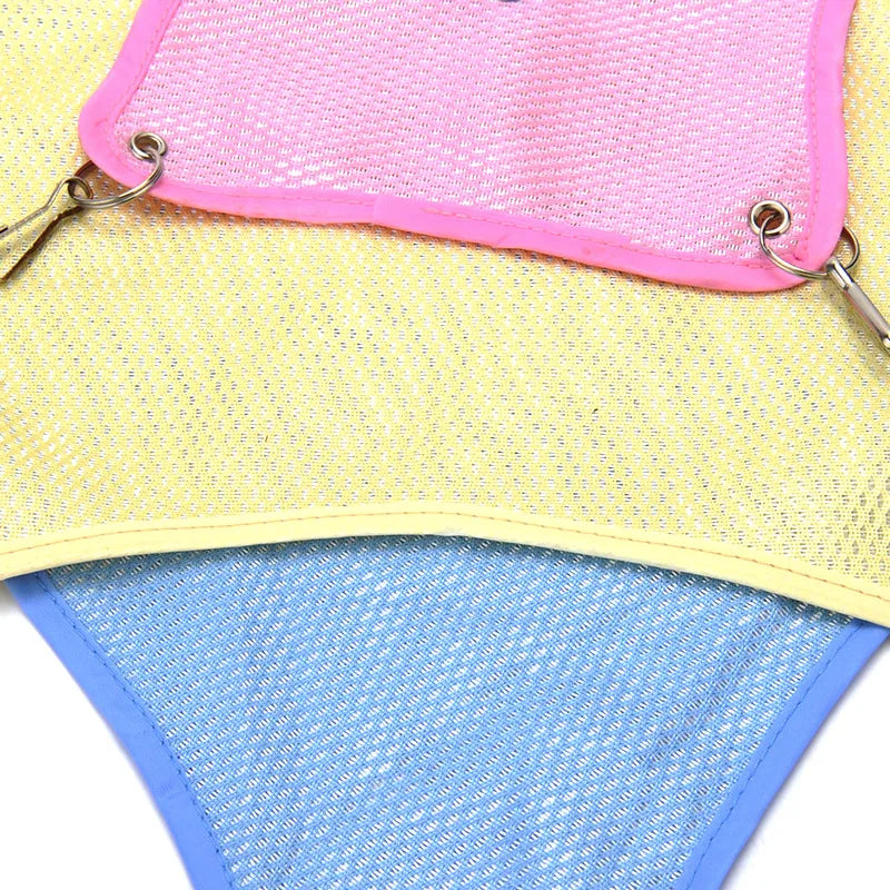 Pet Hammock Breathable Mesh Hamster Rodent Cage Hammock for Rats Guinea Pig Accessories Small Animal Swing Toys Hanging Bed