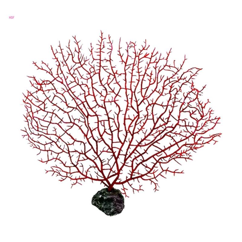 Artificial Coral Branch Décor Faux Coral Décor Sea Fan Coral Decorations