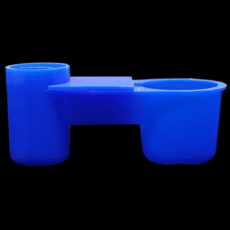 5/10/20Pcs Bird Quail Drinker Cups Water Bottle Cup Cat Chicken Pigeon Parrot Hamster Double Nozzle Water Guide For Bird