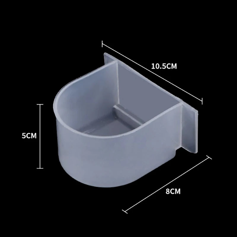 Plastic Hummingbird Feeder Reusable Bird Feeder Lightweight Pet Accessory Practical Feeding Cup Cage Food Water Bowl Bird Feeder
