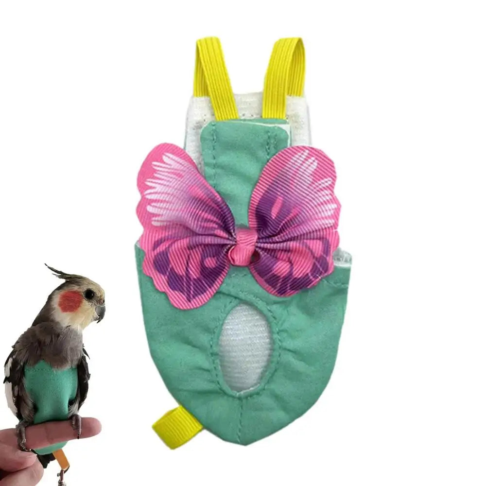 Parrot Diaper Soft Fashion Bird Diapers Flight Suite Pigeon Pants for Small Medium Birds Parakeets Parrot Cockatiel Bird Diapers