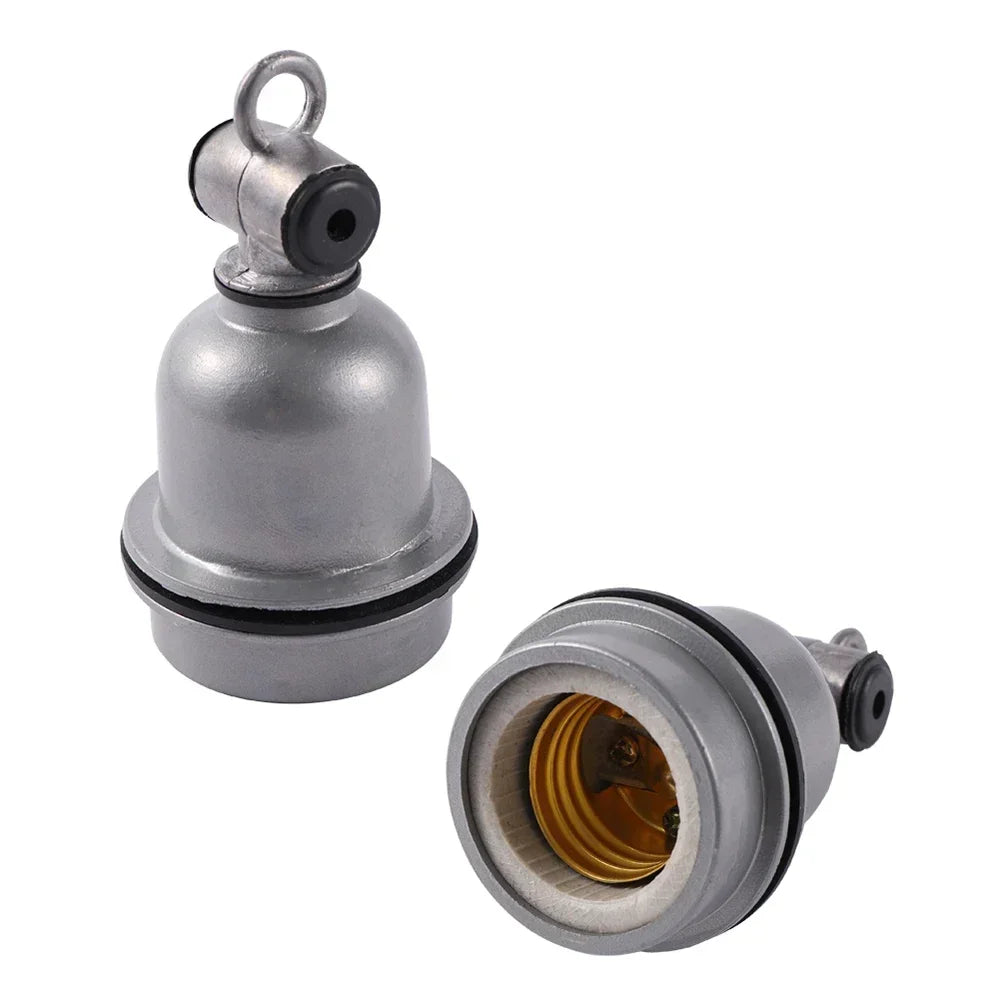 Reptile Heat Lamps Holder Insulated E27 Ceramic Socket for Reptiles Heat Lamps Holder Amphibious Terrarium Lighting Accessories