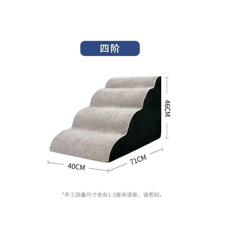 Dog Stairs Wave Pet Stairs Dog Climbing Ramp Household Pet Multi Step Climbing Stairs