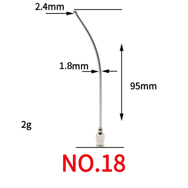 1Pc Stainless Steel feeding Tube Medicine Feeder Elbow Quail Parrot Bird Feeding Tube Small Animal Pet Feeding Tools