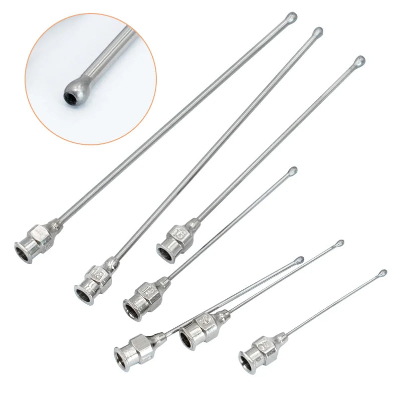 1Pcs Birds Feeding Syringe Tube Nozzle Rats and Mice/Parrots/Birds/Poultry/Pets Elbow Gavage Needles Gastric lavage needle