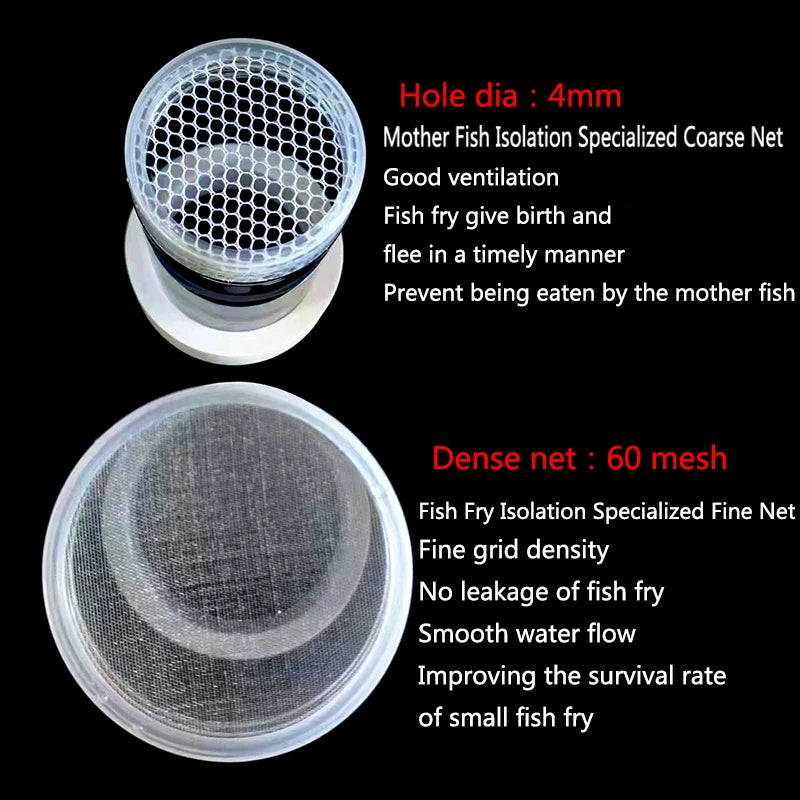 Plastic Floating Fish Breeding Isolation Box Aquarium Breeder Feeder Fish Tank Hatching Incubator Aquarium Hatchery Accessoies