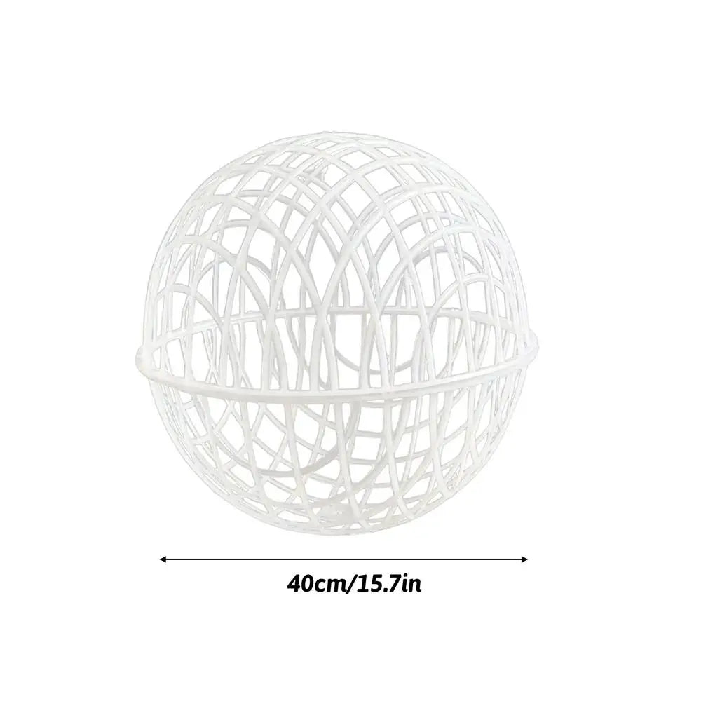 Chicken Balls Cage For Outside Spherical 3 Pieces Chicken Cage Pet Safety Cage Ball-Shaped Chicken Hamster Ball Cage Safe
