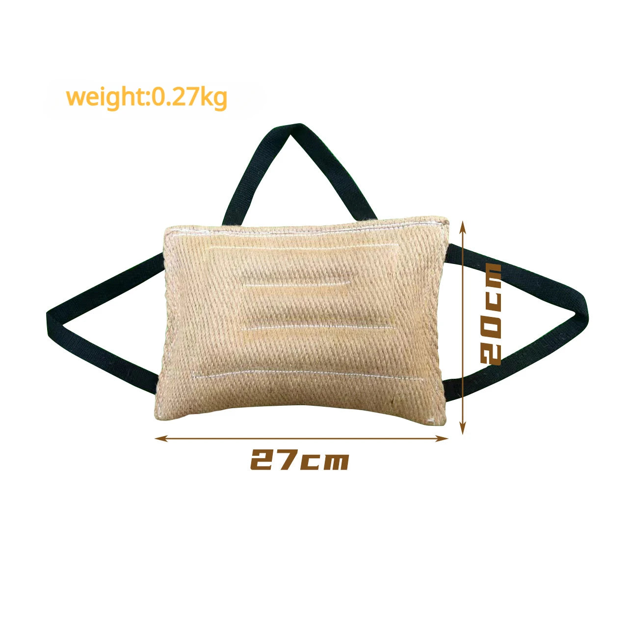 Dog Training Hemp Bite Stick Diao Bites Picks Molars Dog Bite Stick Bite Pillow Durable Twill Jute Pet Supplies Interactive Toys
