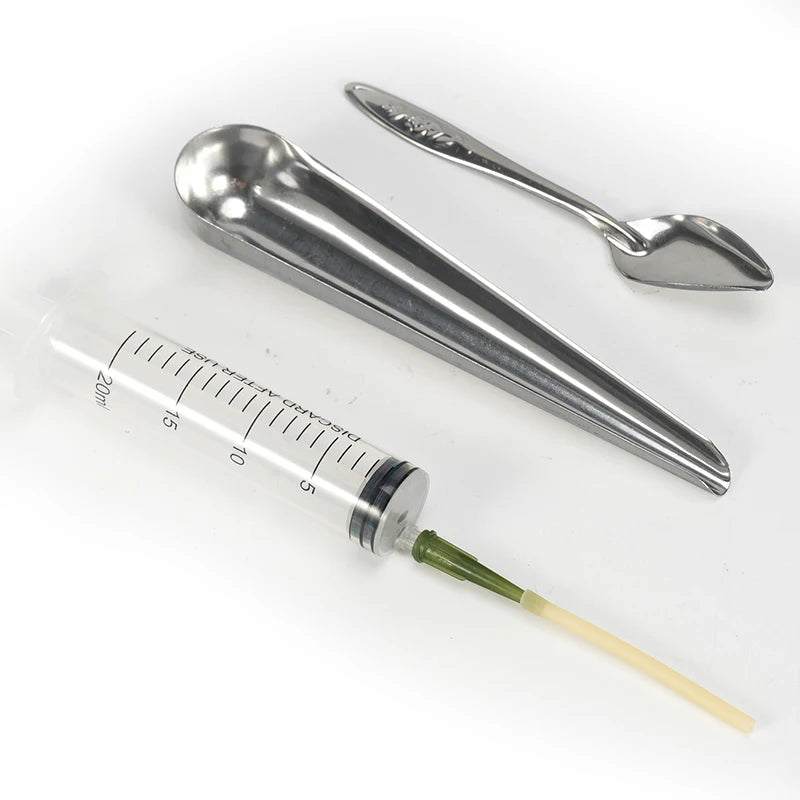 Bird Feeding Dropper Hose Small Pet Feeder Water Needle Tube Liquid Injection Hose Parrot Feeding Syringe Spoon Kits