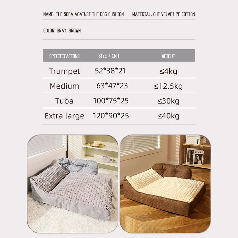HOOPET Dog Cat Warm Sleeping Bed Cozy Nest Mat Medium Big Dogs Cushion Kennel Cat Pad Pet Supplies