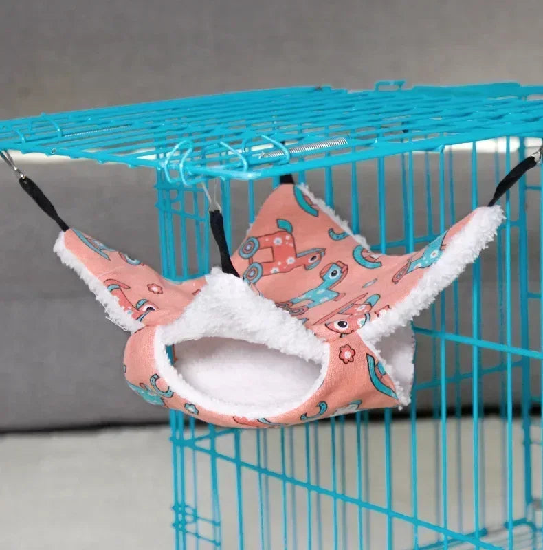 Cat Window Hammocks for Indoor Cats,Soft Plush Pet Bed,Suitable for Ferret Cotton Hammock,Guinea Pig,Hamster,Kittens Bed
