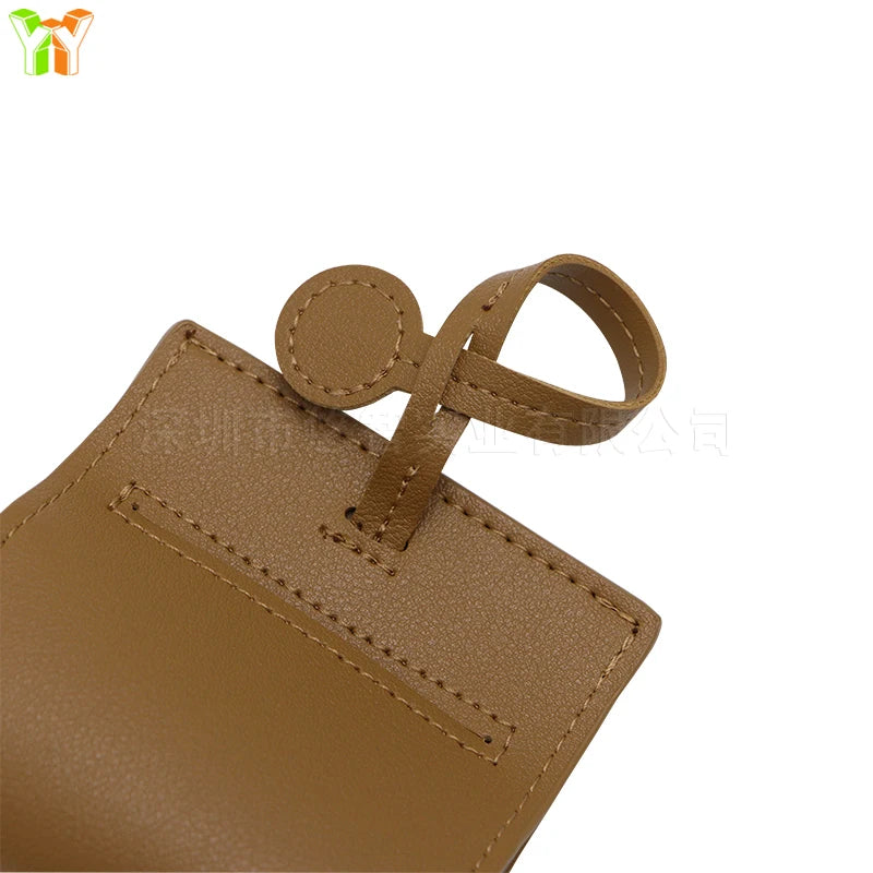 Dog Poop Bag Cover Leather Material, Dog Waste Bag Dispenser Soft Leather Puppy Poop Bag