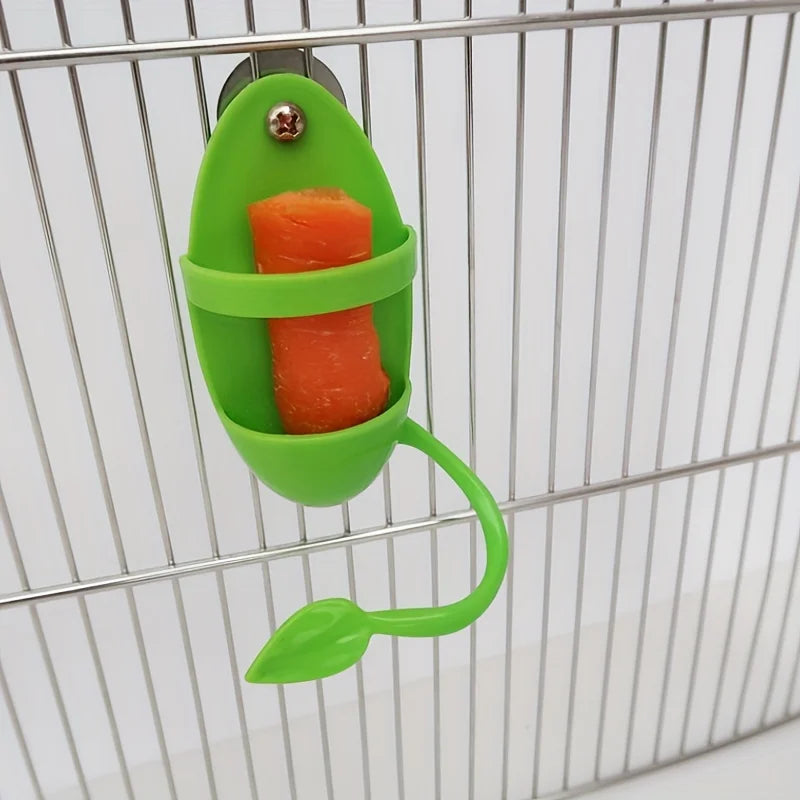 Hanging Bird Feeder  Bird Toy Parrot Feeding Cup Holder  Parrot Food Rack In Cage    Pet Supplies And Bird Accessories