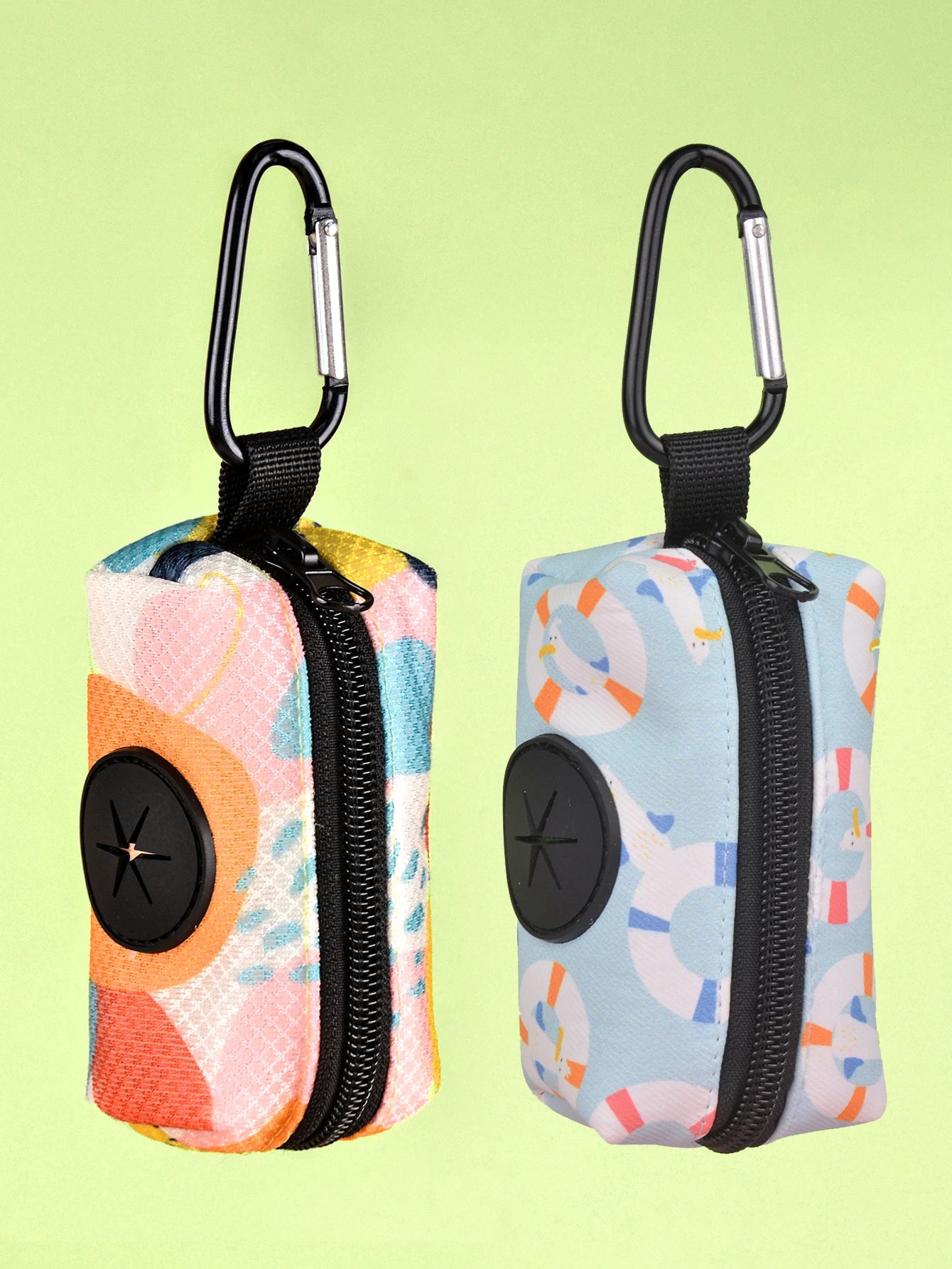 Value pack 1pcs/2pcs dog poop bags different patterns to choose easy convenient  cleaning pet feces ( no leash and waste bag)