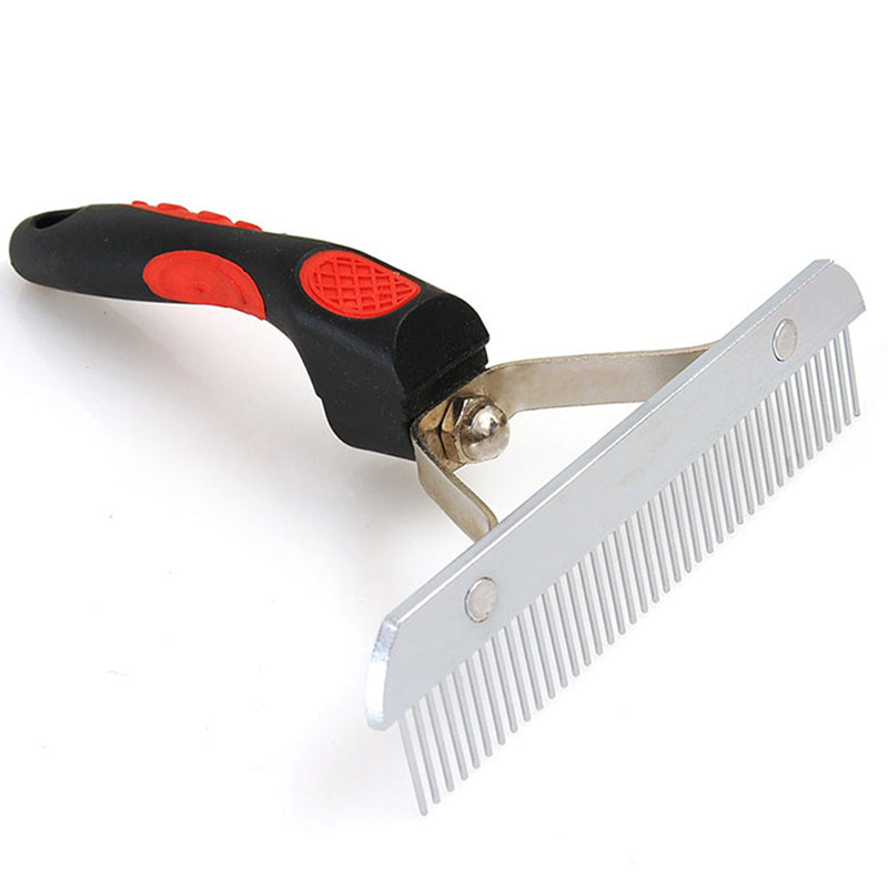 Large Dog Grooming Brush Long Hair Cats Rake Pet Brush With Non-slip Handle Steel Pins Comb For Golden Retriever Husky Shepherd