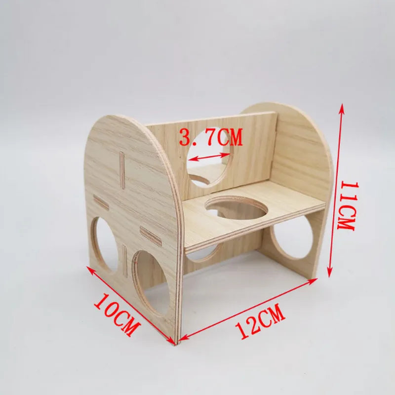 Warehouse squirrel solid wood shelter house, thorn wood house, golden bear nest, lotus pig dormitory, chicken house