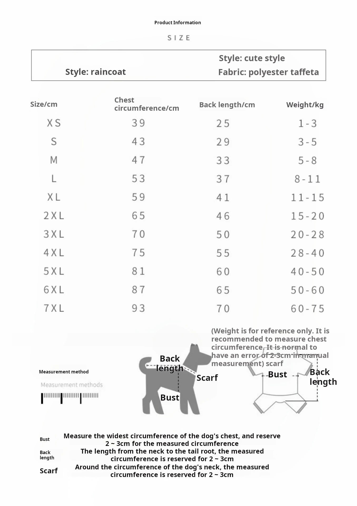 Cartoon Dog Raincoat Waterproof Medium Small Dog Rain Coat Jacket Reflective Adjustable Pet Dog Raincoat with Hood Pet Supplies