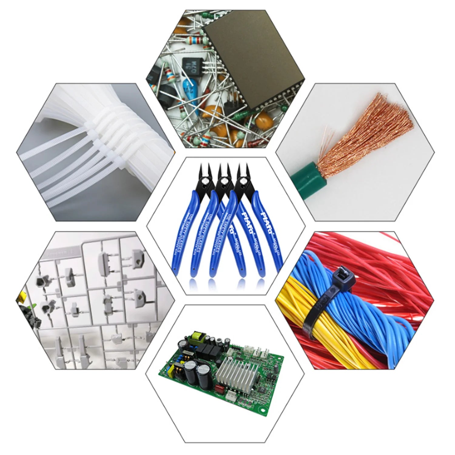 Pigeon Electronic Foot Ring Removing Pliers Carbon Steel Blade PVC Handle 6mm Open Size Bird Chicken Leg Ring Cutting Scissors