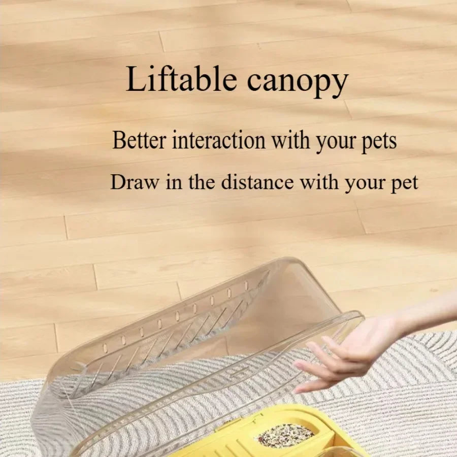 Hamster Cage Small Hamster Habitat Mouse Home Small Animal Cage With Tube Exercise Wheel Hut Rat Habitat For Gerbils Mice