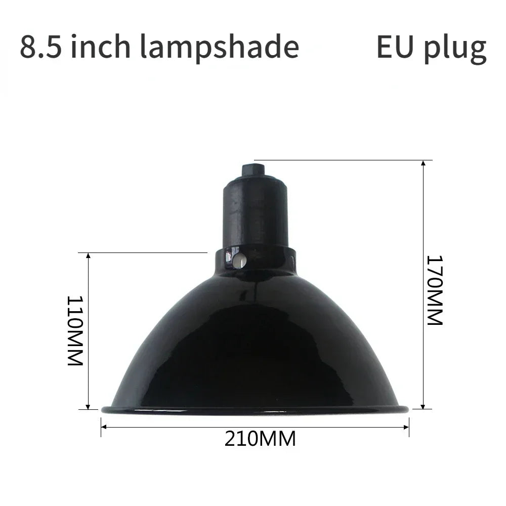 Reptile Deep Dome Lampshade 5.5/8.5/10 Inch Reptile Light Fixture Snakes Lizards Geckos Terrariums Anti-scald Protective Shade