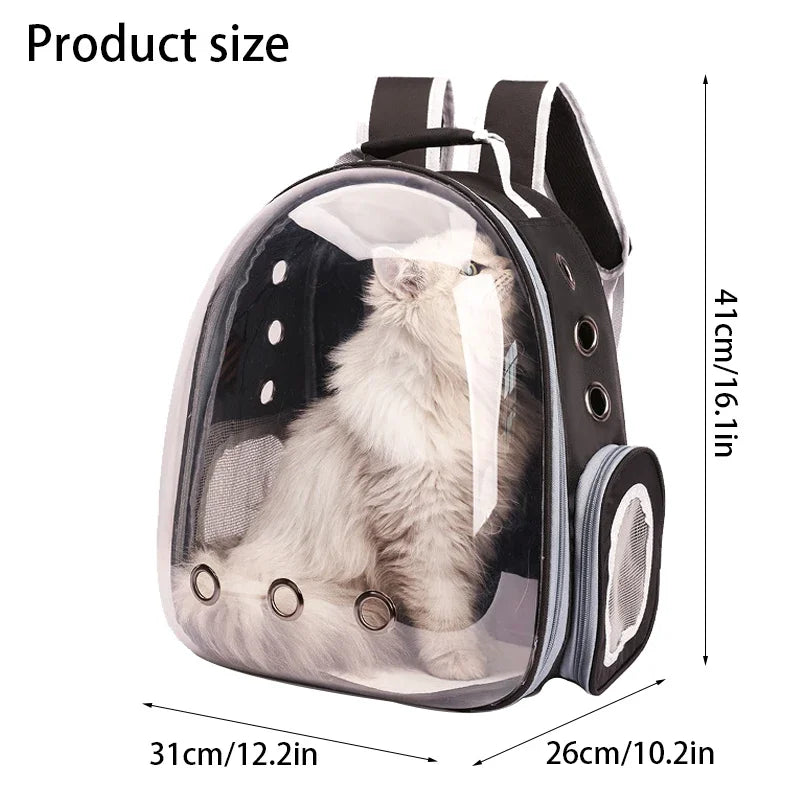 Pet Carrying Bag Space Pet Backpacks Breathable Portable Transparent Backpack Puppy Dog cat Transport Carrier Space Capsule Bags