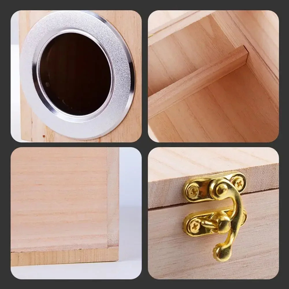 Bird Breeding Box Cage Nest For Parrot Nesting House Wooden Lovebirds Finch Home Tools