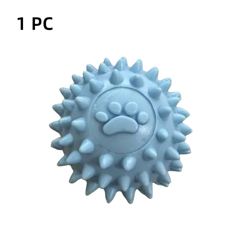 Pet Ball Toys Dog Chewing Toy Interactive Rubber Ball for Small Large Dog Cat Pet Tooth Cleaning Ball Pet Accessories