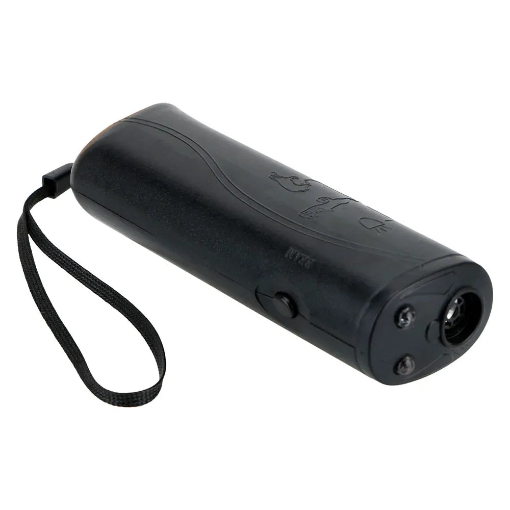 Dog Repeller Anti Barking Stop Bark Training Device Outdoor LED Ultrasonic Pet Trainer Repellents Whistle with Flash Light Dogs