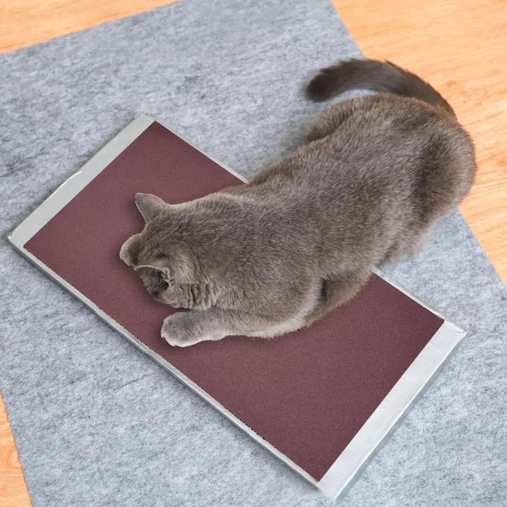 20 X 10 Inch Self Adhesive Sandpaper 3PCS Dog Scratch Pad Replacement 60 80 120grit Cat Nail File Scratcher Stickyback Sandpaper