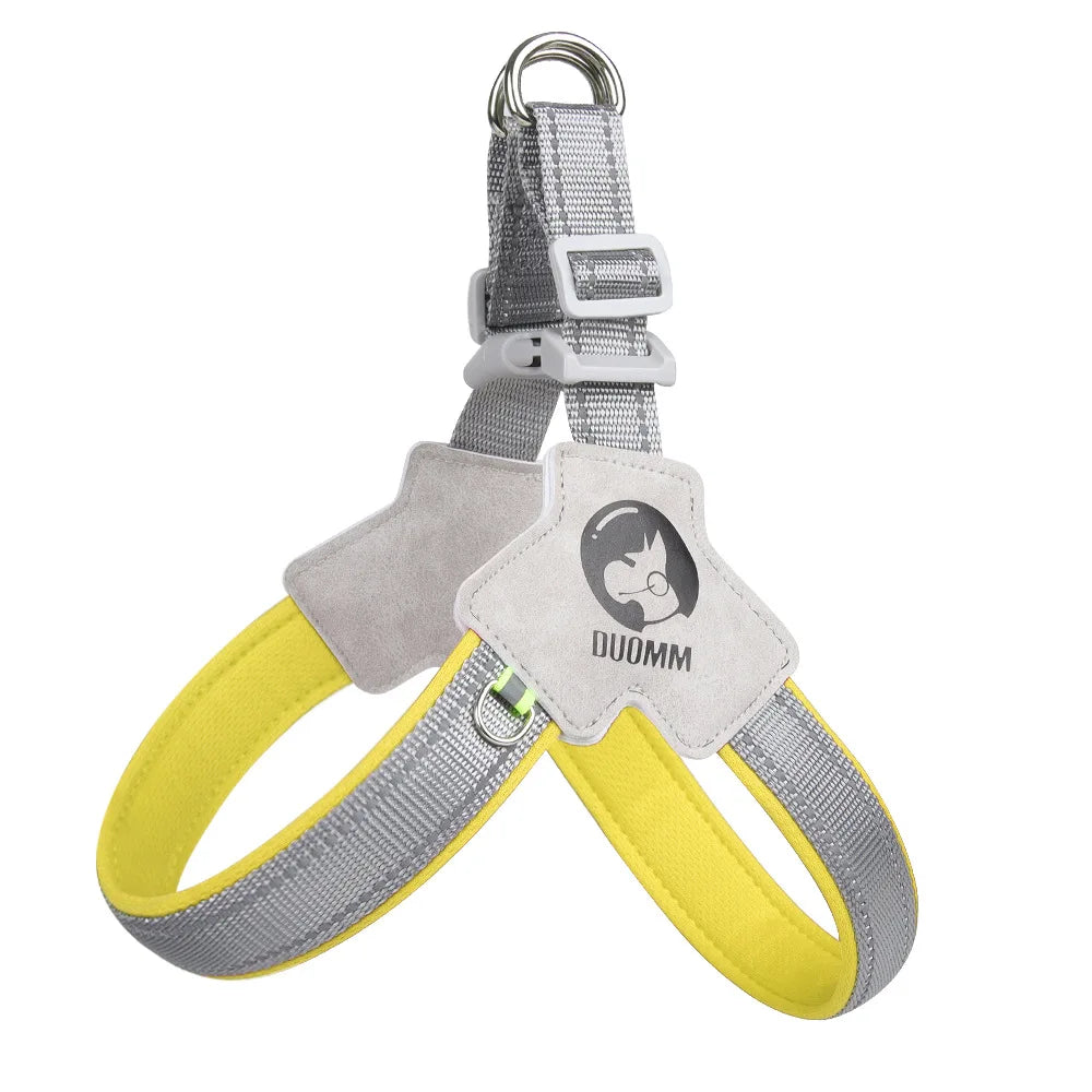 Reflective Pet Dog Harness Saddle Style Breathable Dog Chest Strap for French Bulldog Collar Small Medium Dogs Puppy Harnesses
