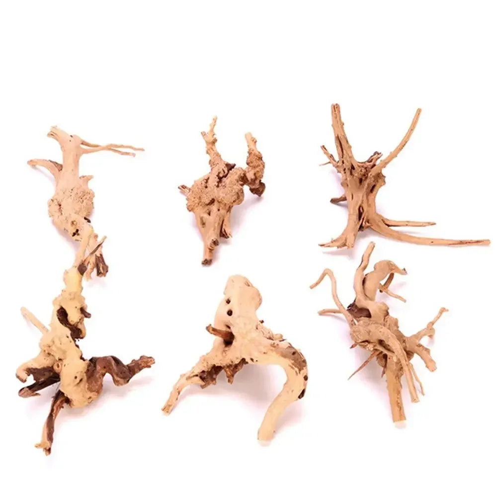 1 Pcs Wood Natural Trunk Driftwood Tree Aquarium Fish Tank Plant Stump Aquarium Fish Tank Ornament Landscaping Decoration